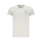 White Cotton Men's T-Shirt