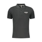 Black Cotton Men's Polo Shirt