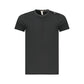 Black Cotton Men's T-Shirt