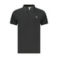 Black Cotton Men's Polo Shirt