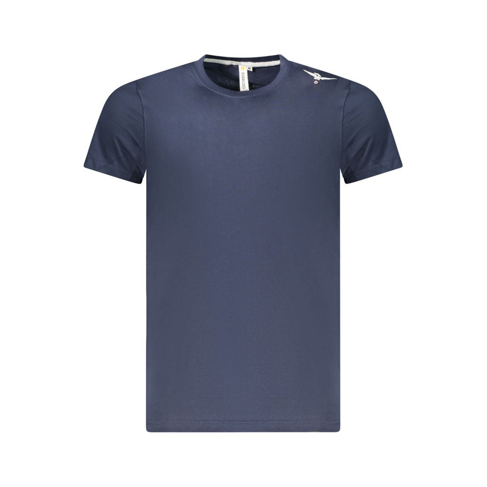 Blue Cotton Men's T-Shirt