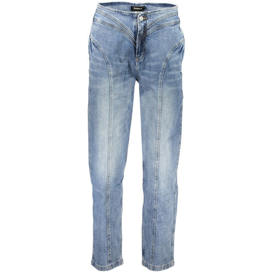 Azzurro Cotton Women's Jeans