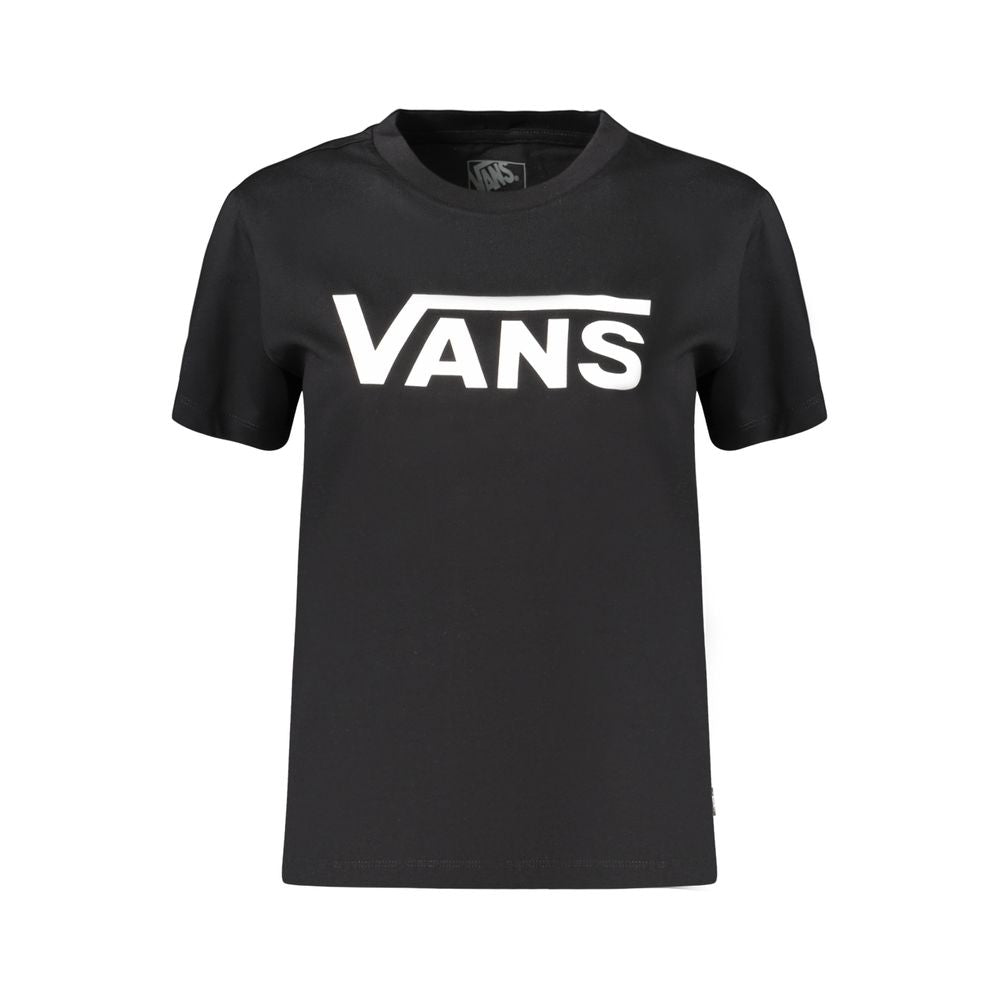 Black Cotton Women's T-Shirt
