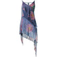 Blue Polyester Casual Dress