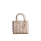 Beige Lamb Leather Handbag