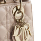 Beige Lamb Leather Handbag