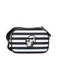Black Fabric Crossbody Bag