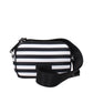 Black Fabric Crossbody Bag