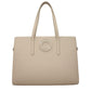 Beige Leather Shoulder Bag