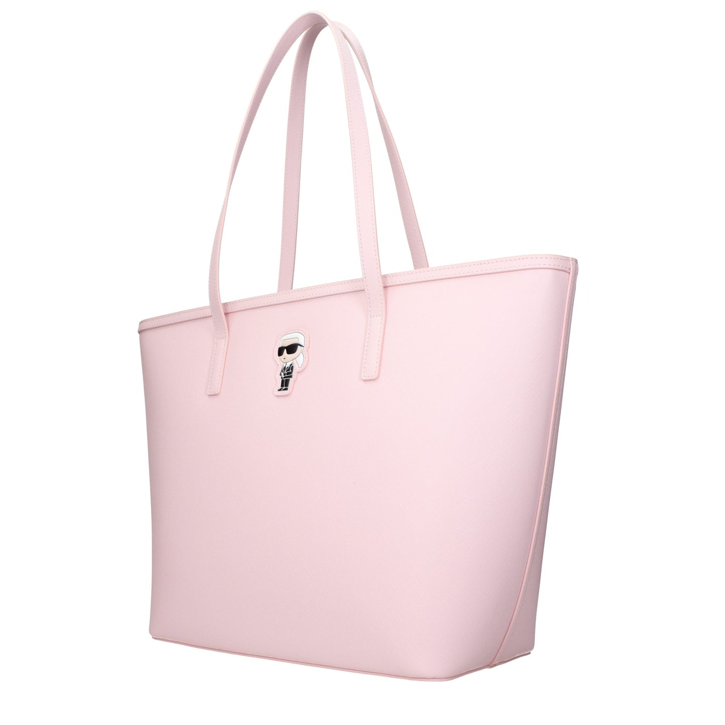 Pink Polyethylene Shoulder Bag