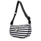 Black Fabric Crossbody Bag