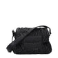 Black Polyester Crossbody Bag