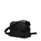 Black Polyester Crossbody Bag