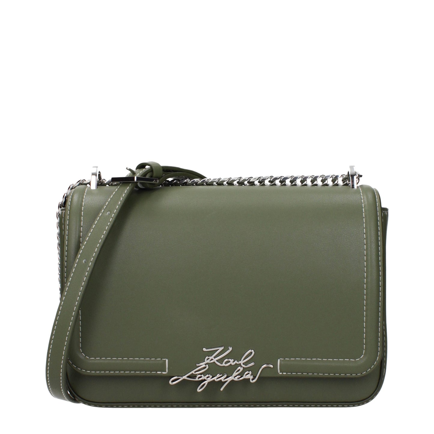 Green Leather Shoulder Bag