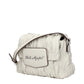 Gray Polyester Crossbody Bag