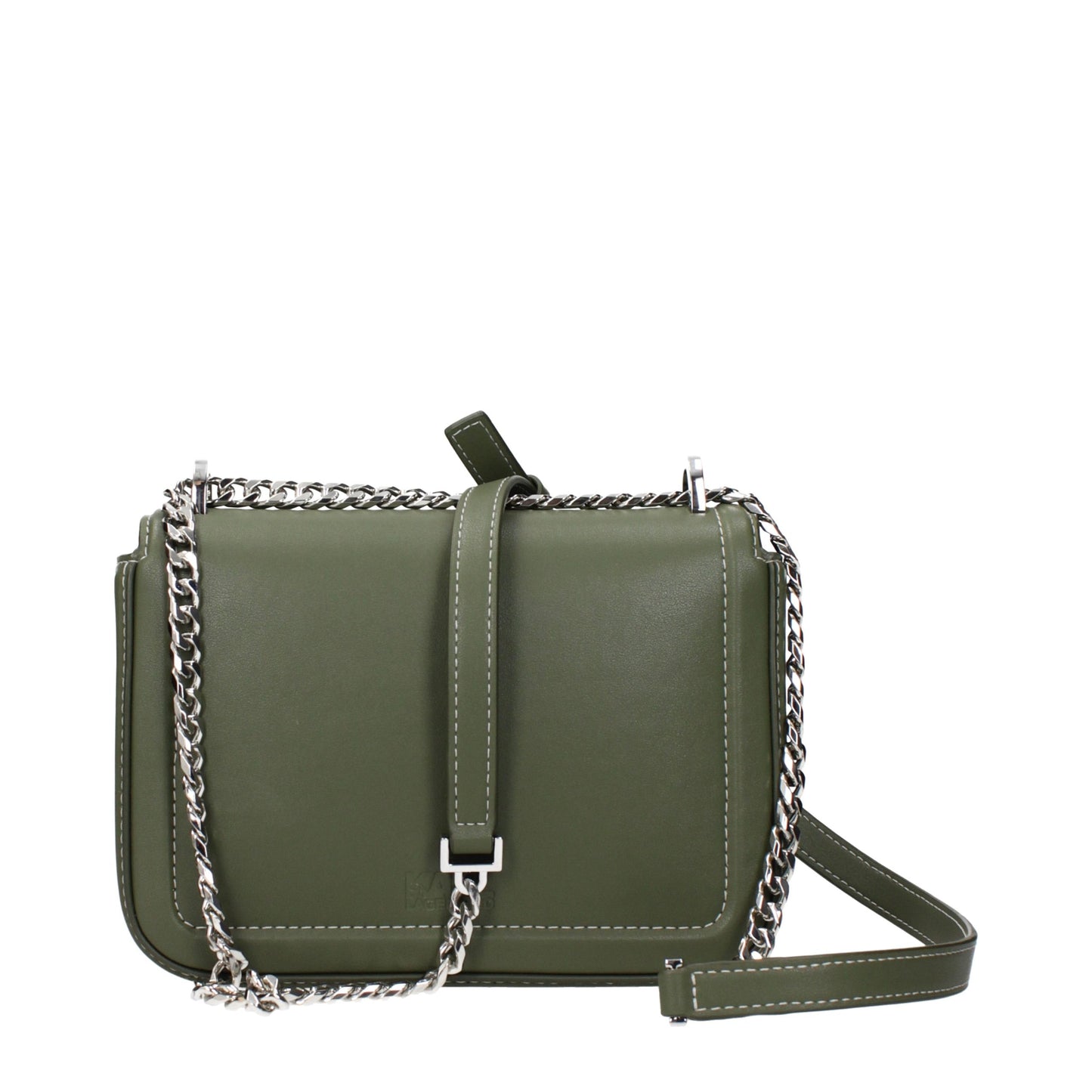 Green Leather Crossbody Bag