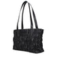 Black Polyester Shoulder Bag