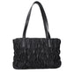 Black Polyester Shoulder Bag