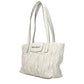 Gray Polyester Shoulder Bag