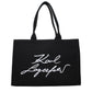Black Fabric Shoulder Bag