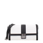 White Leather Clutch Bag