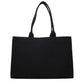 Black Fabric Shoulder Bag