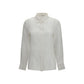 White Silk Dress Shirt