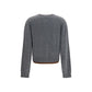 Gray Cashmere Cardigan