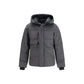 Gray Cotton Parka