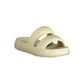 Beige Polyurethane Women's Slipper