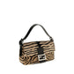 Beige Calf Leather Bos Taurus Shoulder Bag