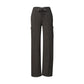 Brown Polyester Cargo Pants