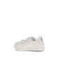 White Calf Leather Bos Taurus Sneakers