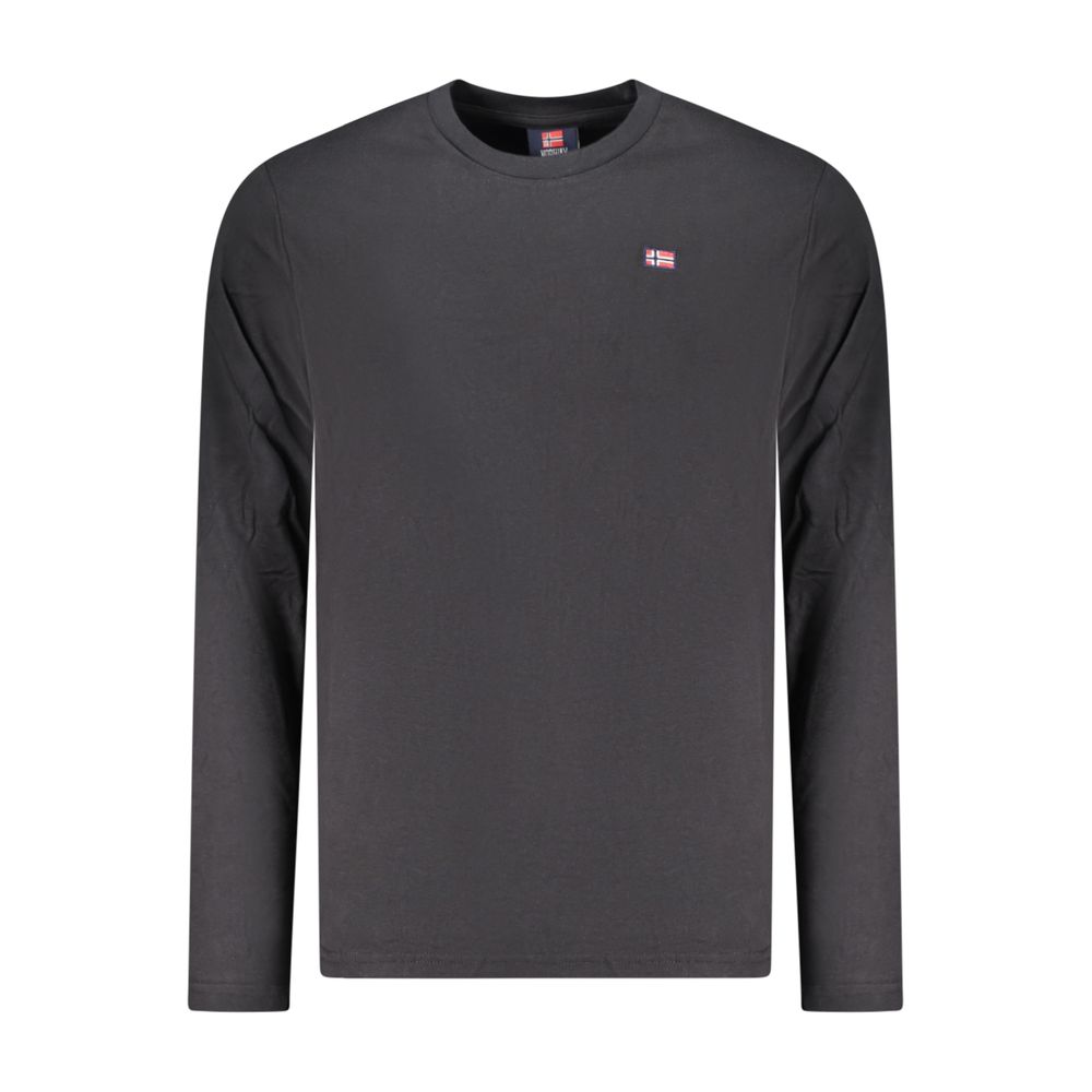 Black Cotton Mens T-Shirt