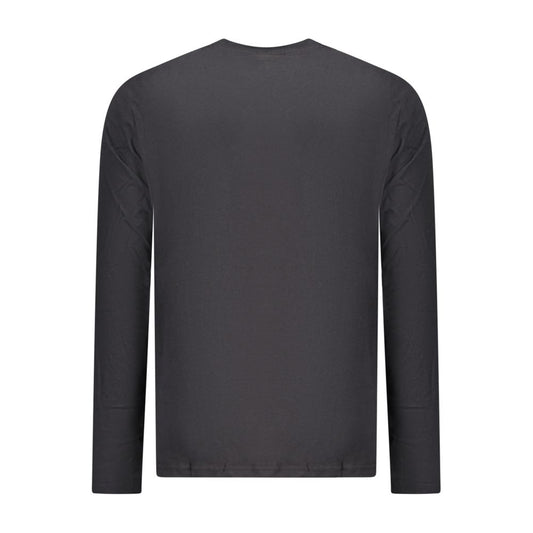 Black Cotton Mens T-Shirt