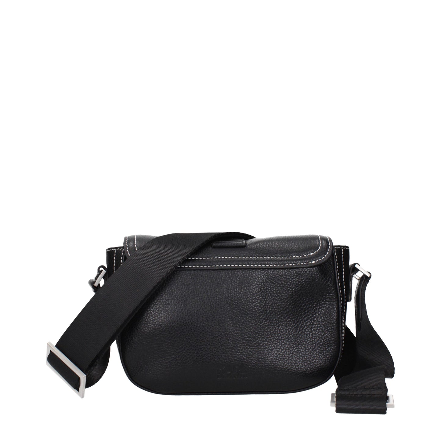 Black Leather Crossbody Bag