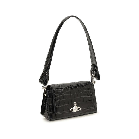 Black Calf Leather Bos Taurus Handbag