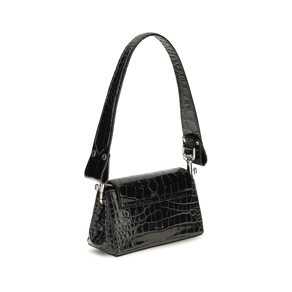 Black Calf Leather Bos Taurus Handbag