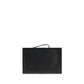 Black Cotton Shoulder Bag