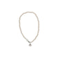 Beige Brass Necklace