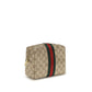 Beige Fabric Shoulder Bag