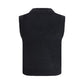 Black Wool Sleeveles Sweater