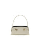 Beige Calf Leather Bos Taurus Shoulder Bag