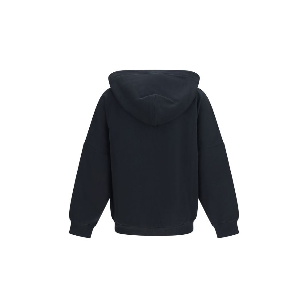 Black Cotton Sweatshirt