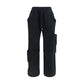 Black Cotton Athletic Pants