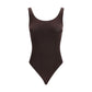 Brown Cotton Bodysuit