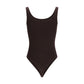 Brown Cotton Bodysuit