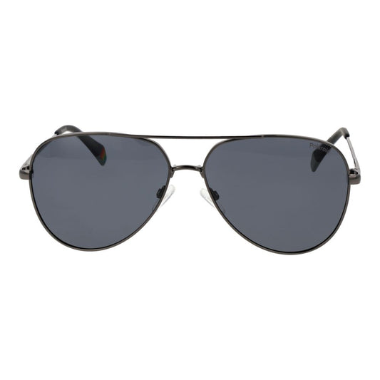 Gray Metal Sunglasses