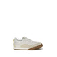 White Calf Leather Bos Taurus Low Top Sneakers