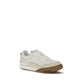 White Calf Leather Bos Taurus Low Top Sneakers